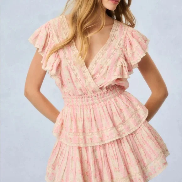 Love Shack Fancy Gwen medium mini dress